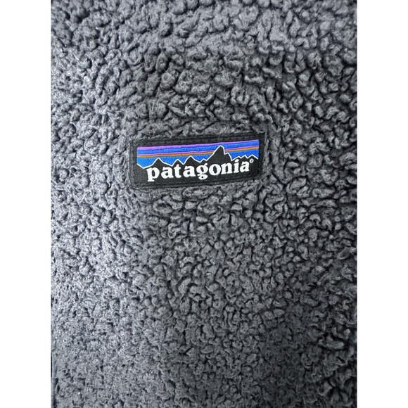 Patagonia Fleece Womens Medium Blue Deep Pile Vest Body Warmer Outdoors Size L - Picture 3 of 7